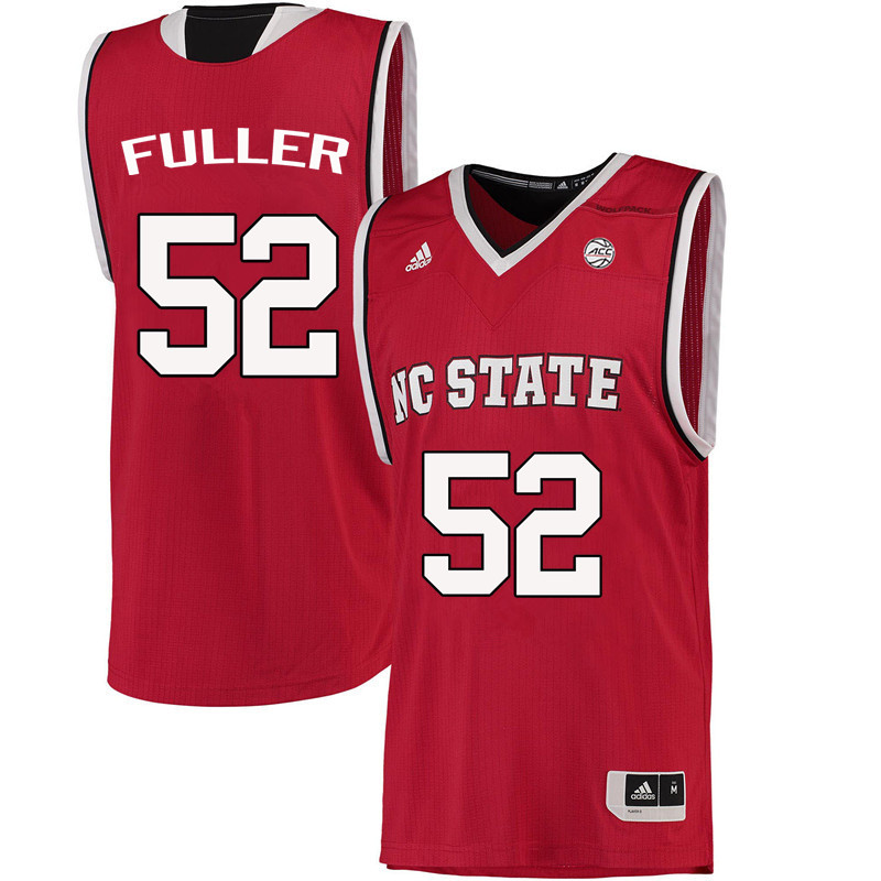 Men NC State Wolfpack #52 Todd Fuller College Basketball Jerseys-Red